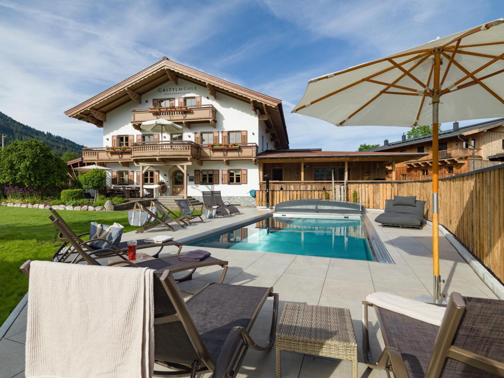 Grittlmuehle Chalet Ferienwohnungen Brixen im Thale Zewnętrze zdjęcie